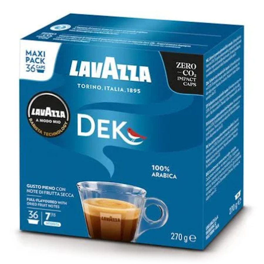 36 capsule cafea lavazza dek a modo mio
