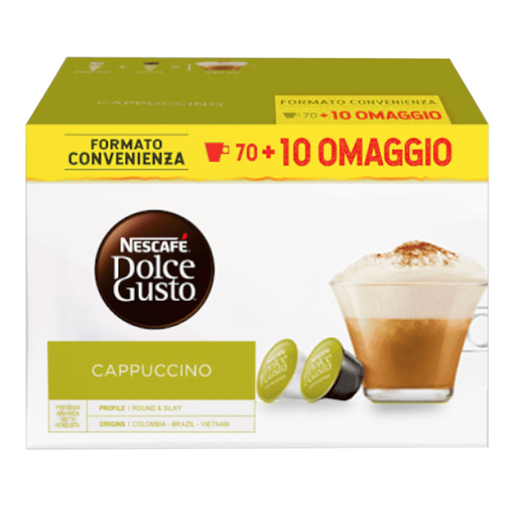every day each world 80 Capsule Cafea Nescafe Dolce Gusto Cappuccino Dolce Gusto - Caffe Pronto