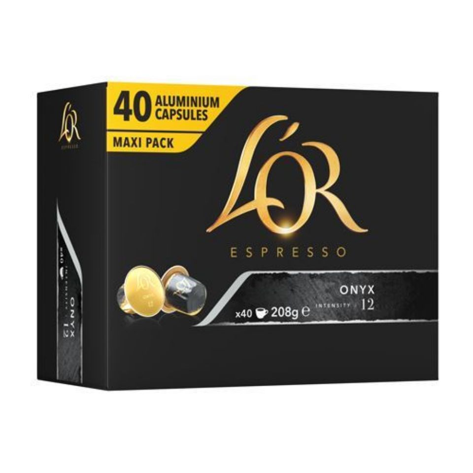 40 Capsule L’OR Espresso Onyx-Compatibil Nespresso
