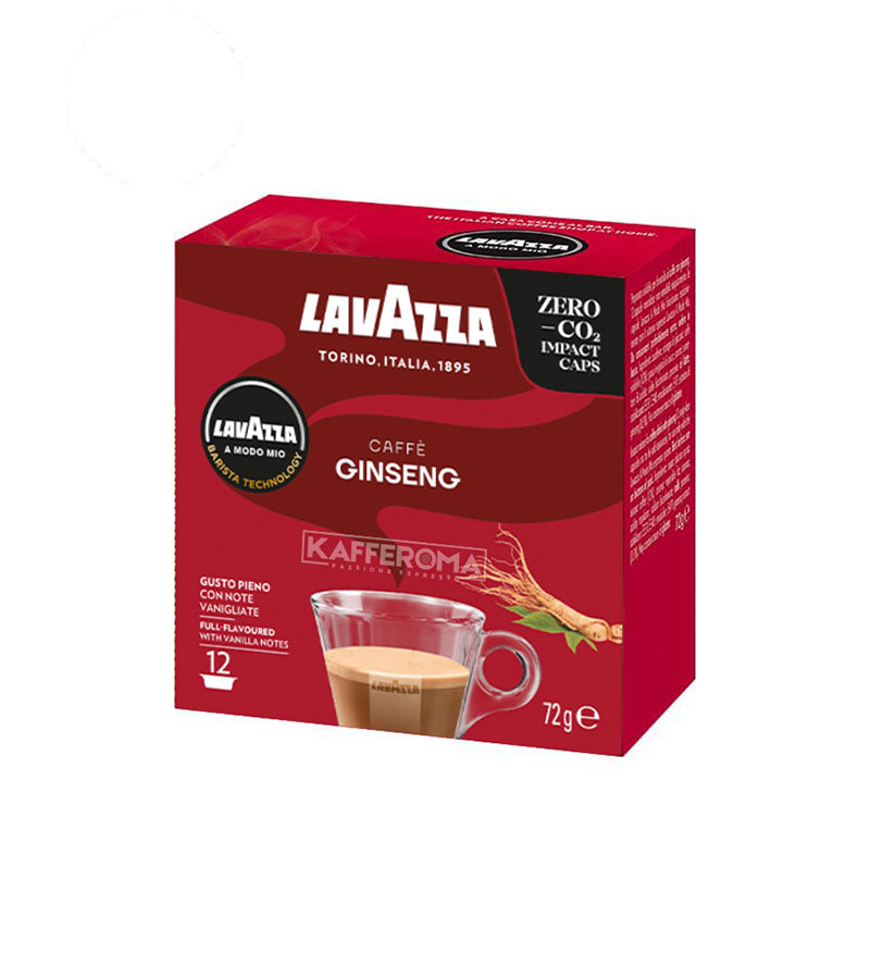 12 capsule cafea ginseng lavazza a modo mio