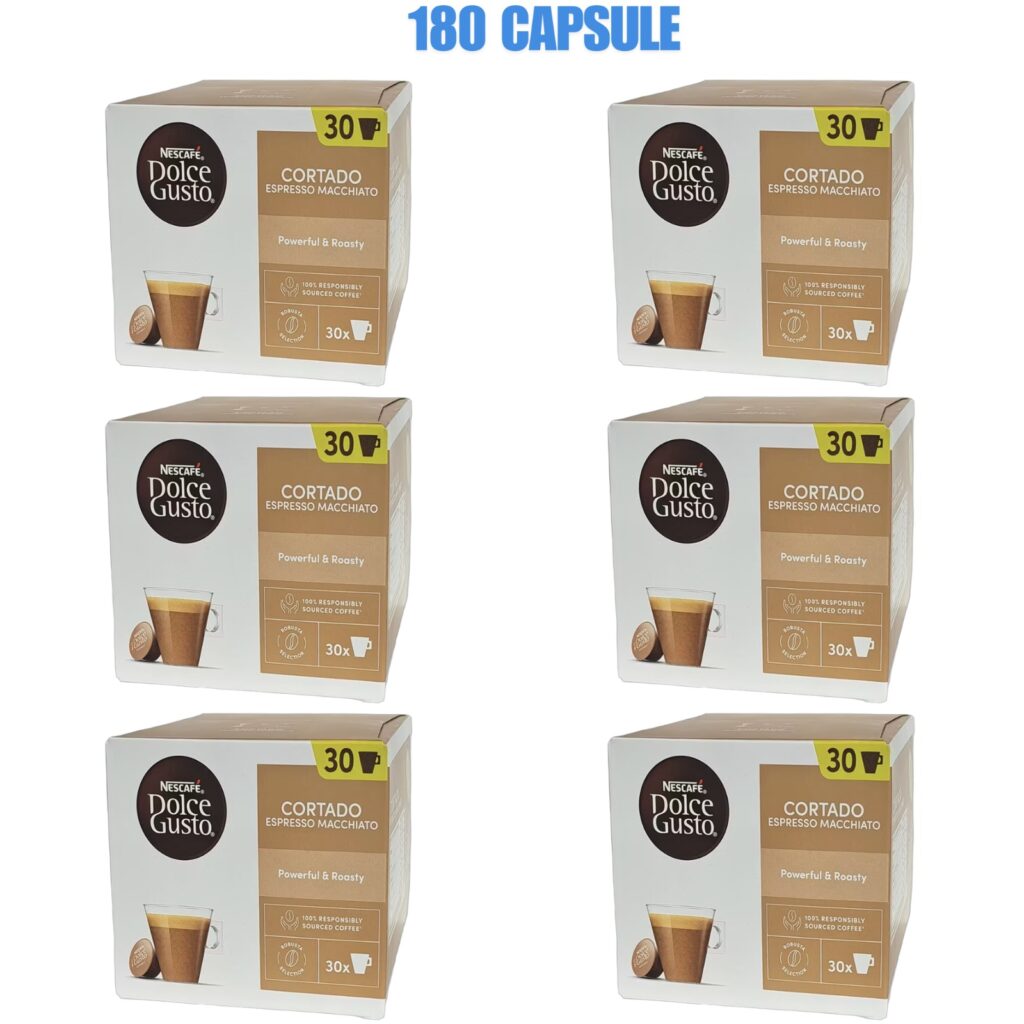 180 capsule cafea nescafe dolce gusto cortado macchiato