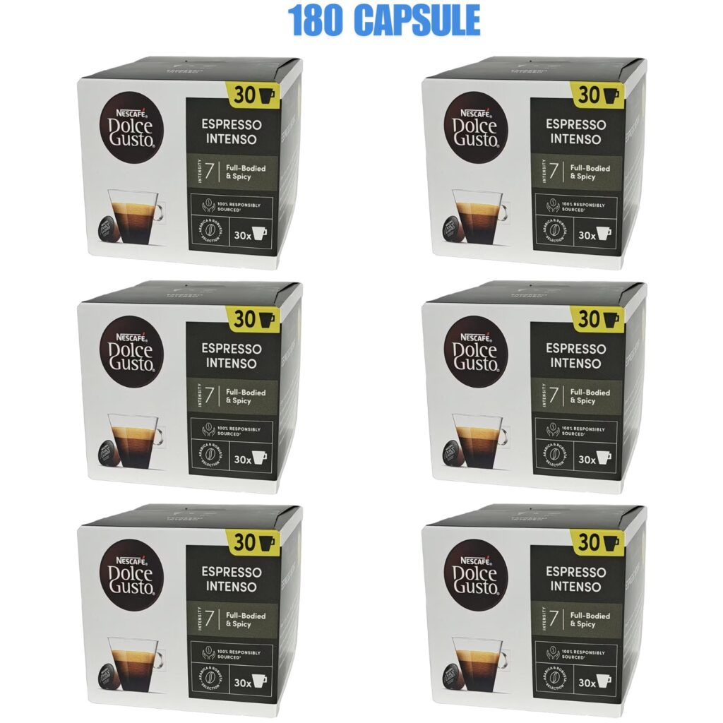 180 capsule cafea nescafe dolce gusto intenso