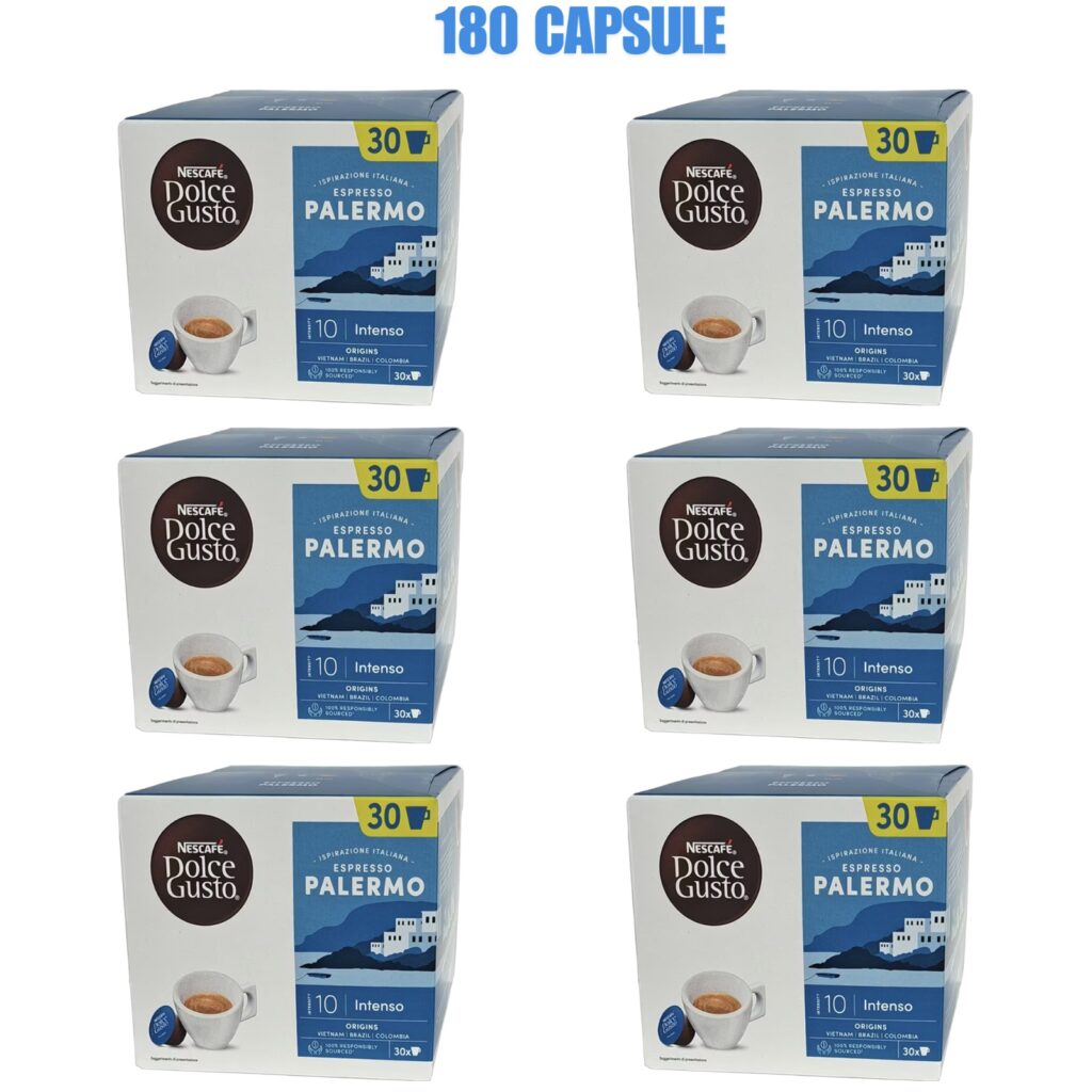 180 capsule cafea nescafe dolce gusto palermo