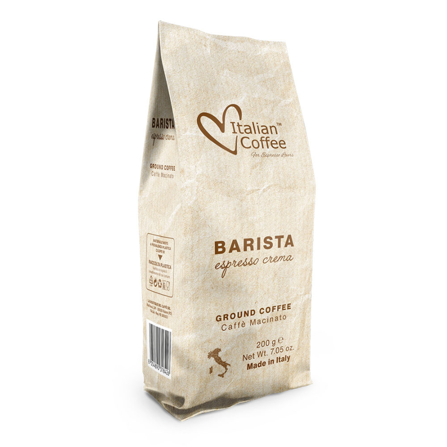 cafea macinata barista 200 gr espresso crema