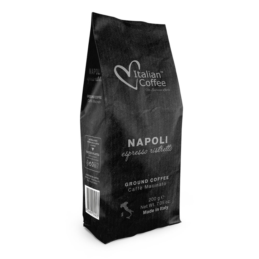 cafea macinata napoli 200 gr espresso ristretto