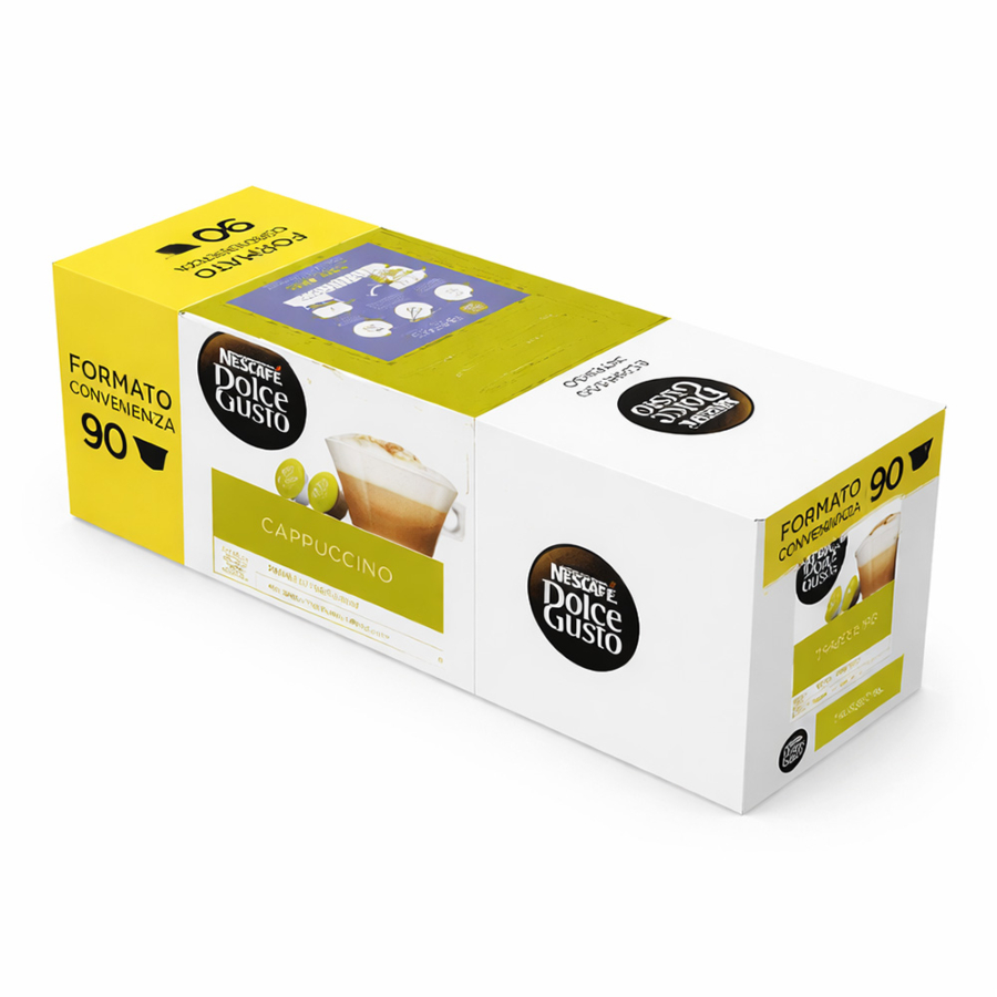 90 capsule cafea nescafe dolce gusto cappuccino